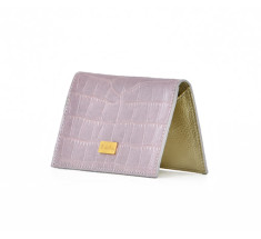 Cardholder Nacre - Mauve