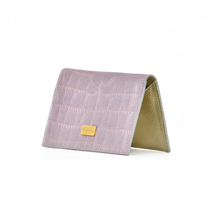 Cardholder Nacre - Mauve