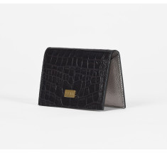 Cardholder Crocodile - Dark Gray