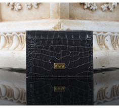 Cardholder Crocodile - Dark Gray