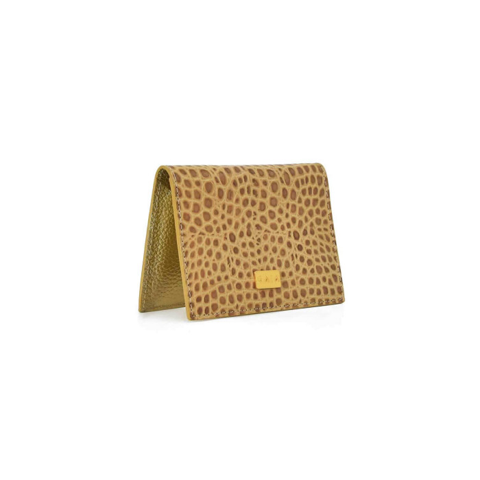 Cardholder Crocodile - Beige