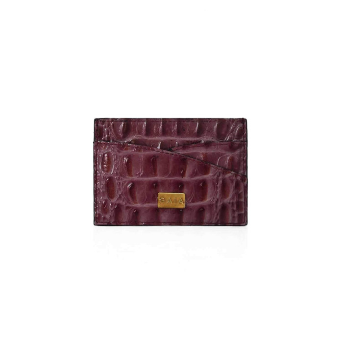 Cardholder Double Curve - Grape