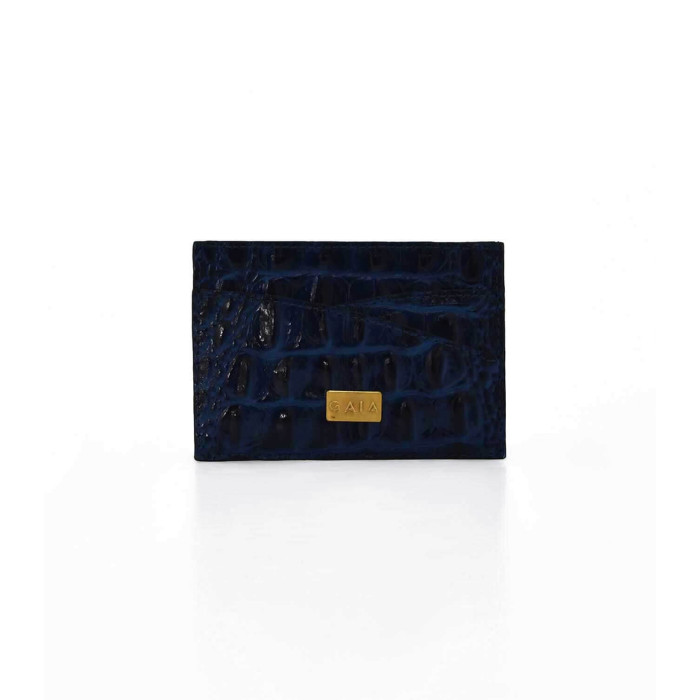 Cardholder Double Curve - Navy
