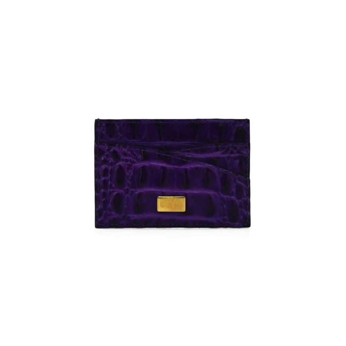 Cardholder Double Curve - Purple