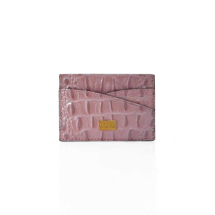 Cardholder Double Curve - Rose