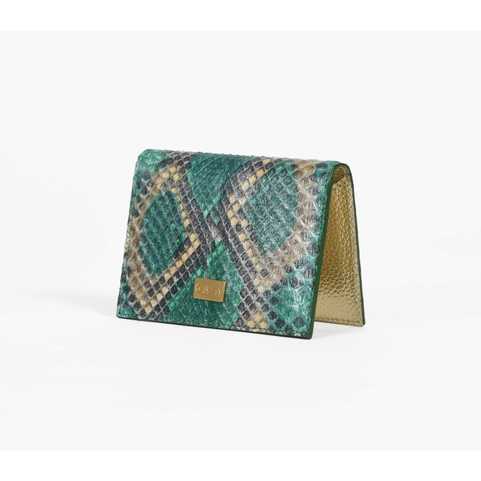 Cardholder Python - Multi Light Green