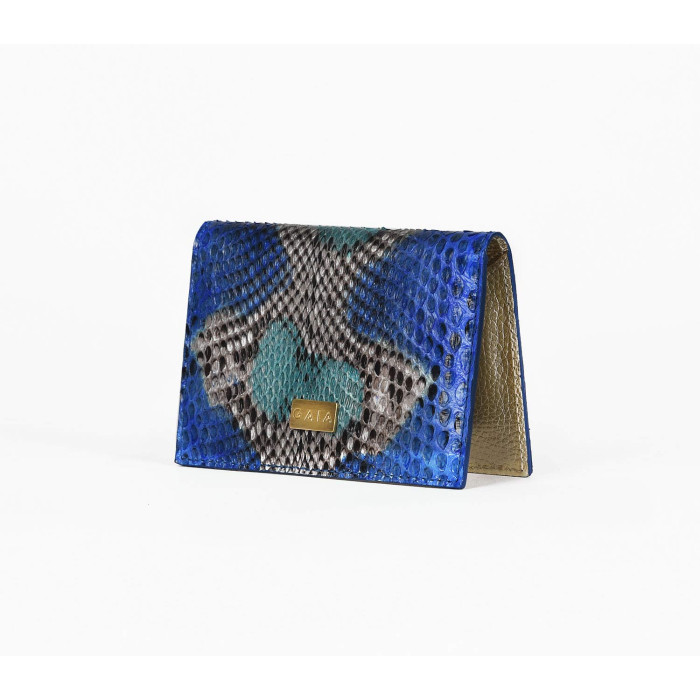 Cardholder Python - Multi Vivid Blue