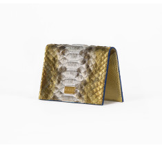 Cardholder Python - Multi Gold and White