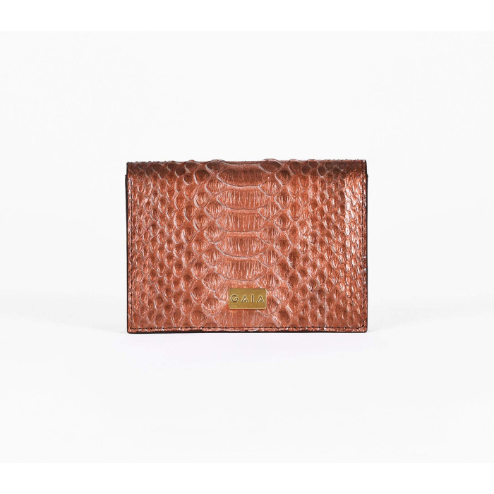 Cardholder Python - Mono Salmon