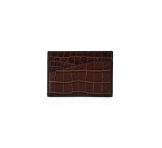 Cardholder Single Curve - Brown