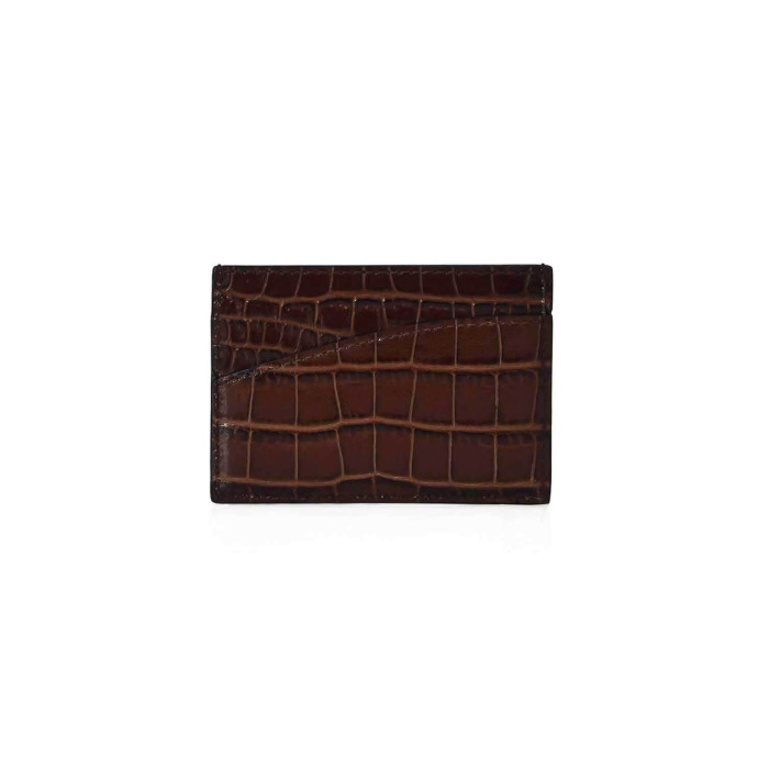 Cardholder Single Curve - Brown