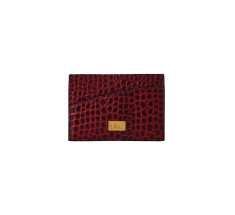 Cardholder Single Curve - Burgundy