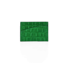 Cardholder Single Curve - Green