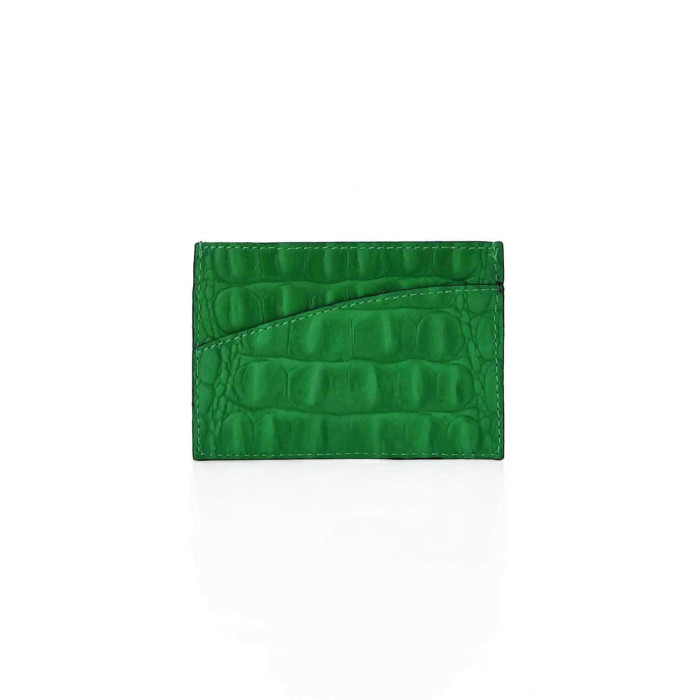 Cardholder Single Curve - Green