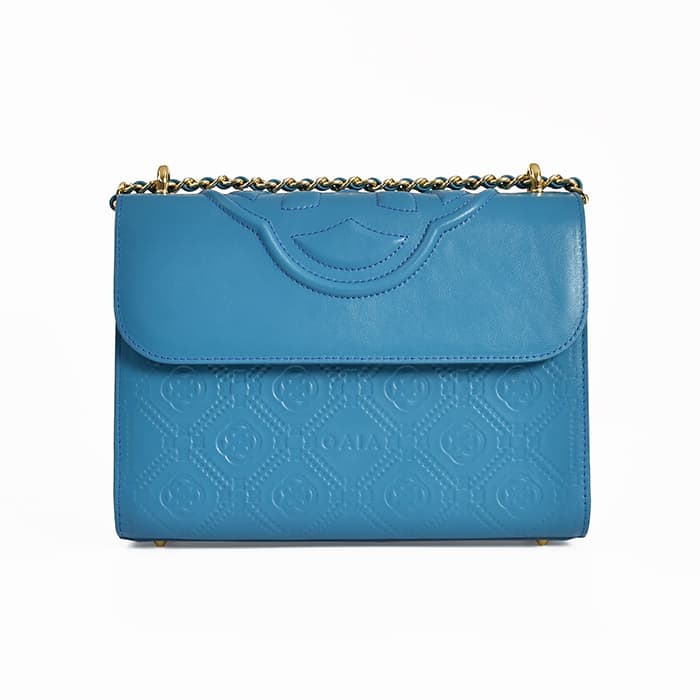 Emblem Cross Medium Bags - Turquoise