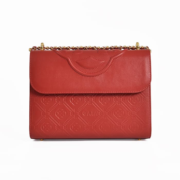 Emblem Cross Medium Bags - Scarlet
