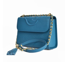 Emblem Cross Medium Bags - Turquoise