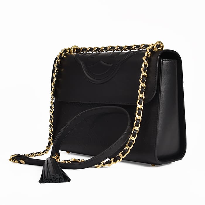 Emblem Cross Medium Bags - Black