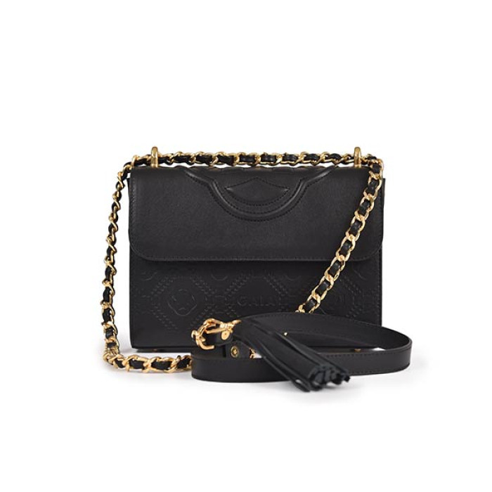 Emblem Cross Bags - Black