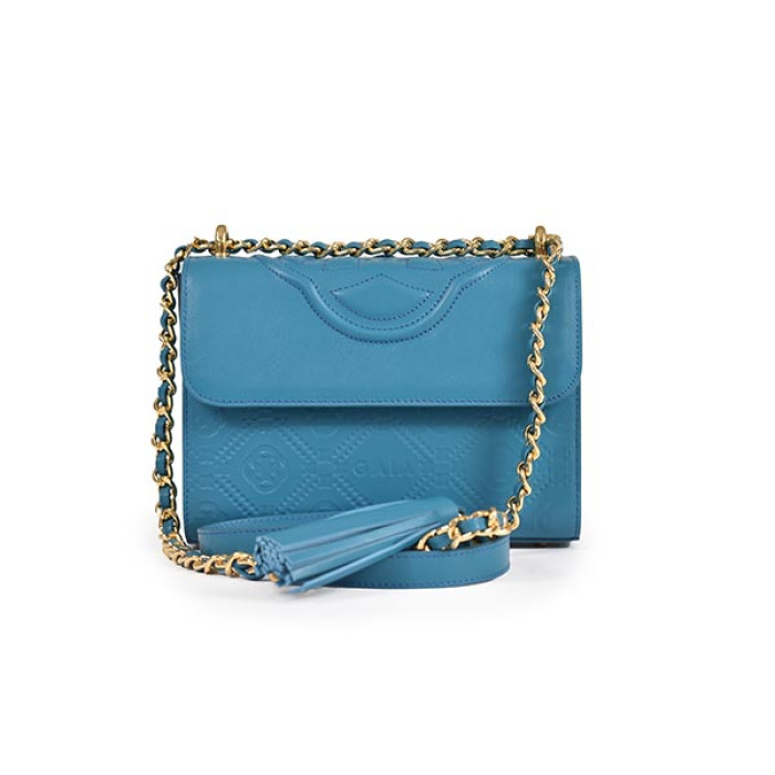 Emblem Cross Bags - Turquoise