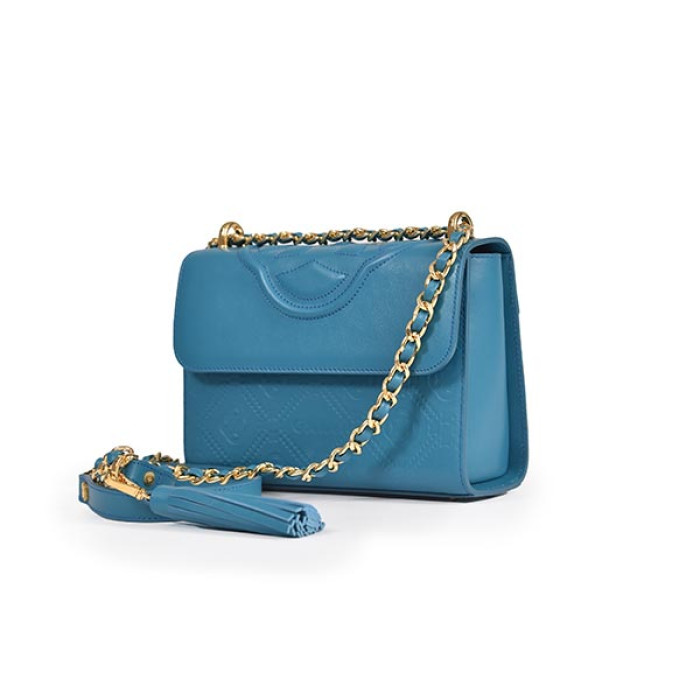 Emblem Cross Bags - Turquoise