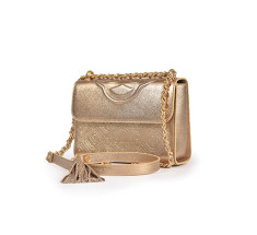 Emblem Cross Bags - Gold