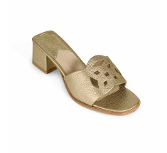 Emblem Heels Mastrotto Matte - Oro