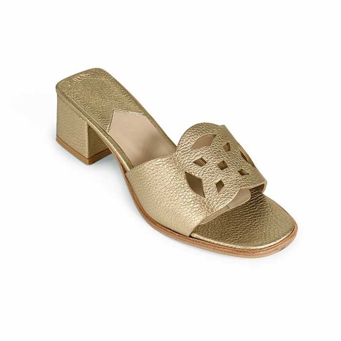 Emblem Heels Mastrotto Matte - Oro