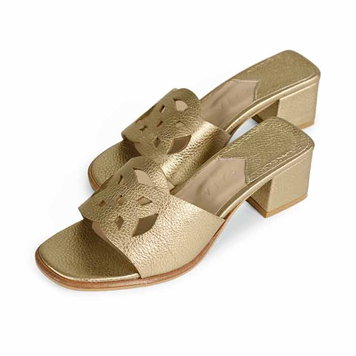 Emblem Heels Mastrotto Matte - Oro