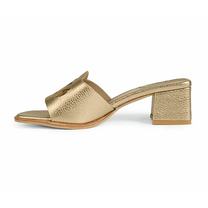 Emblem Heels Mastrotto Matte - Oro