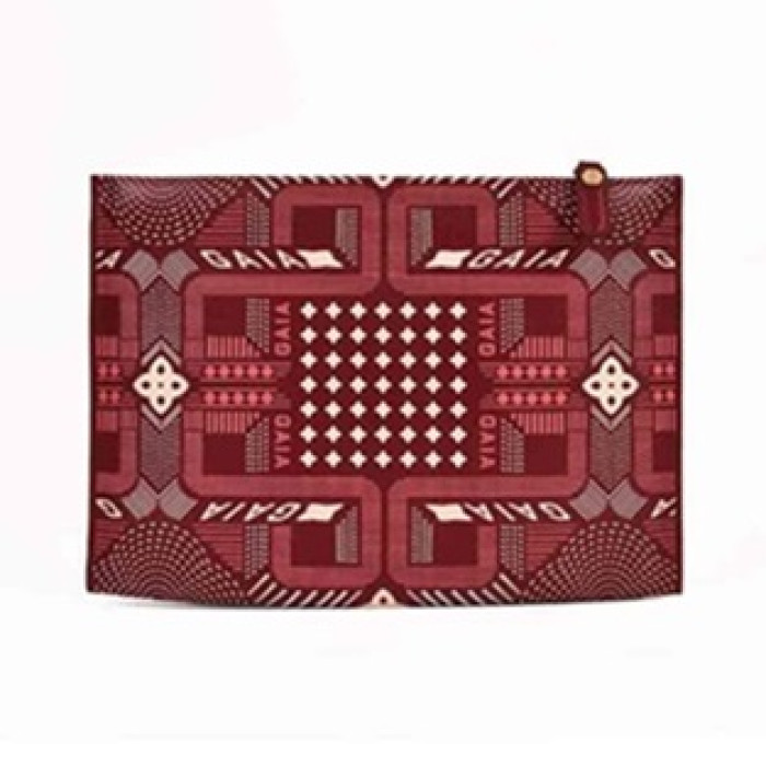 Geometric Clutch - Phonebox Red
