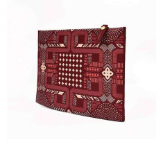 Geometric Clutch - Phonebox Red