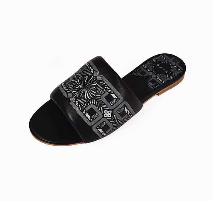 Geometric Flats - Black