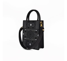Geometric Mini Bags - Black