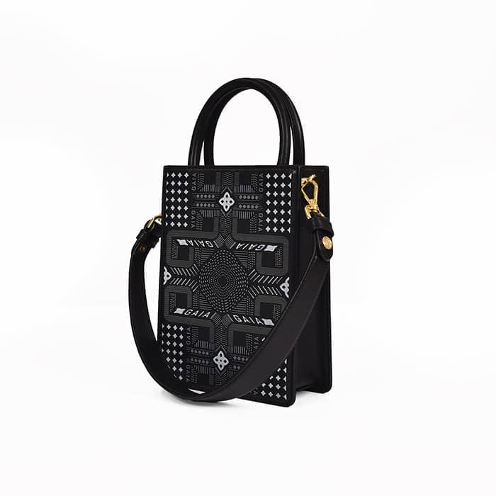 Geometric Mini Bags - Black