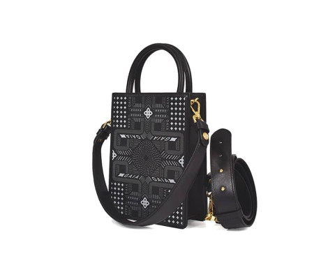 Geometric Mini Bags - Black