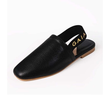 Closed Shoes Mules - Black