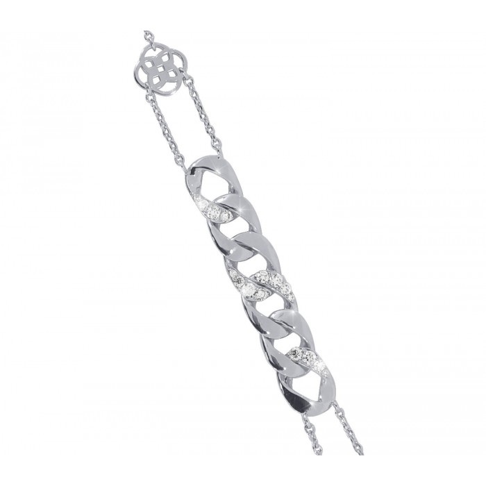 JW - Chain Bracelet Collection - White Gold