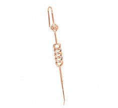 JW - Chain Earrings - Rose Gold