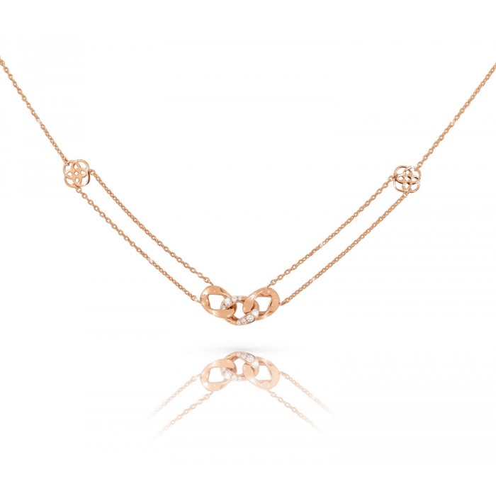 JW - Chain Necklace - Rose Gold
