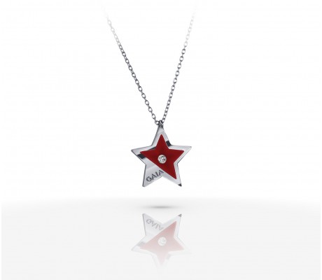 JW Constellation - Necklace WG - Maroon
