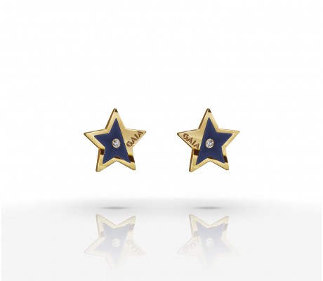 JW Constellation - Earrings YG - Blue