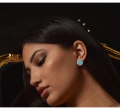 JW Circle Of Life - Earrings WG Turquoise