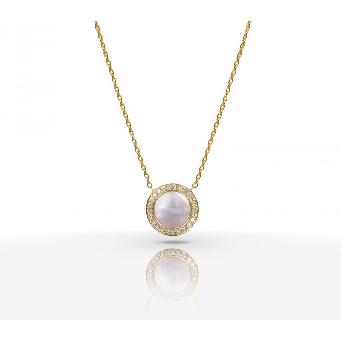 JW Circle Of Life - Necklace YG Pearl