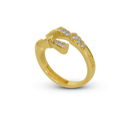 JW - Daggers Collection: Diamond Ring - White Gold