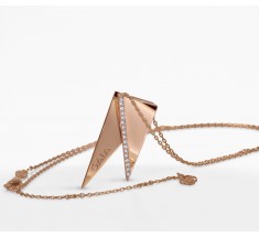 JW Pyramid - Necklace Rose Gold