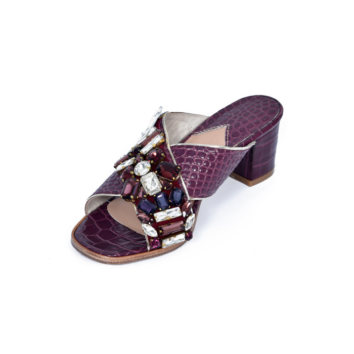 M Shoes Heels - Burgundy