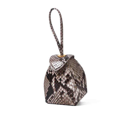 Pyramid Micro Python Bags - Beige Black Grey