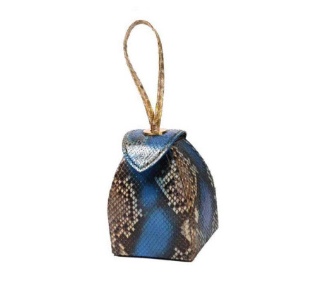 Pyramid Micro Python Bags - Navy Black Beige