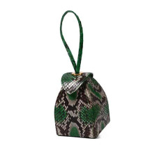 Pyramid Micro Python Bags - Green Black Beige Grey